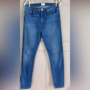 Hudson Barbara High Rise Super Skinny Ankle Classic Blue Denim Jeans size 29